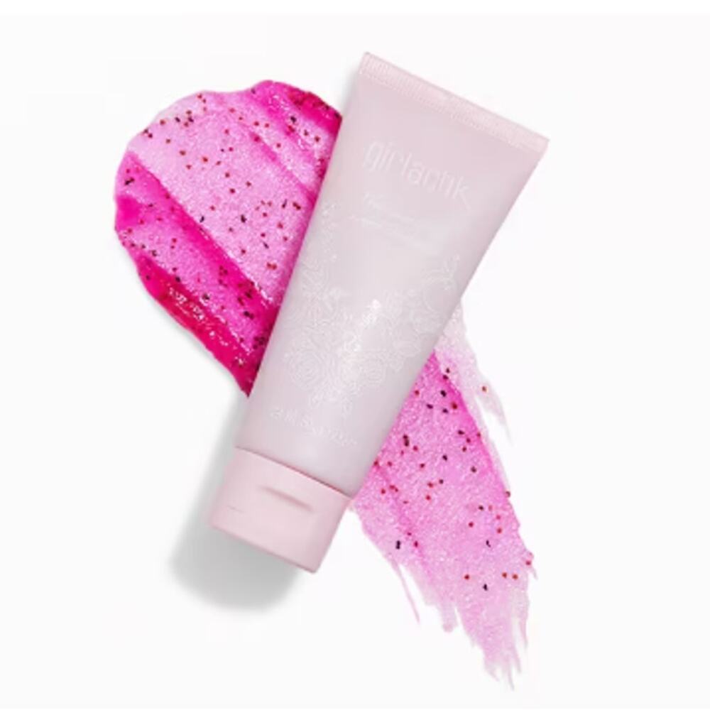 Girlactik Fruit Superfood Scrub + Rose oil‎ Petal Gloss BNIB